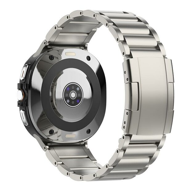 Titanium band - Titanium kleur - Samsung Galaxy Watch 8 - 40mm / 44mm