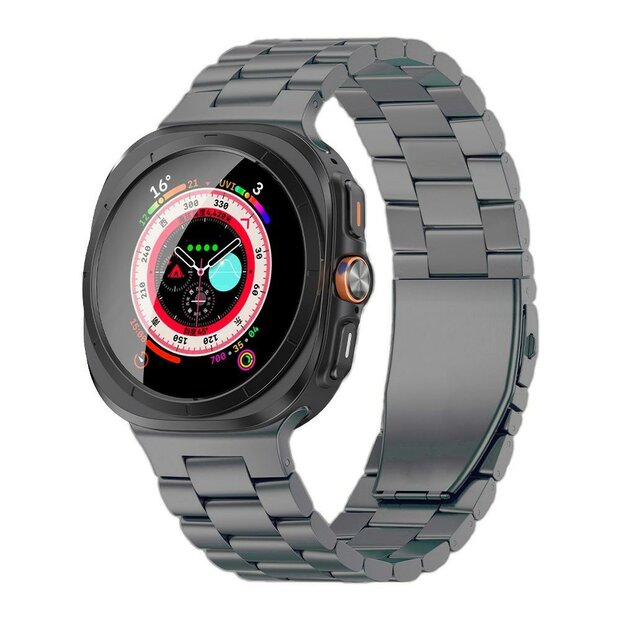Titanium schakelband - Space Grey - Samsung Galaxy Watch 8 - 40mm / 44mm