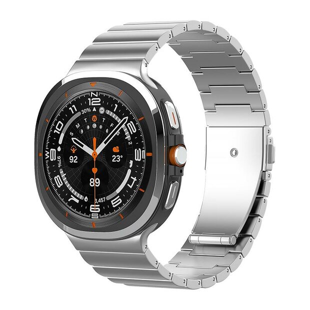 Titanium Luxe band - Zilver - Samsung Galaxy Watch 8 - 40mm / 44mm