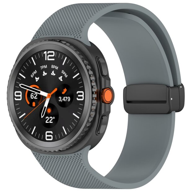 D-buckle sportband - Grijs - Samsung Galaxy Watch 8 - 40mm / 44mm
