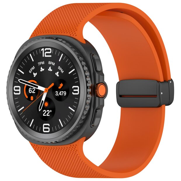 D-buckle sportband - Oranje - Samsung Galaxy Watch 8 - 40mm / 44mm
