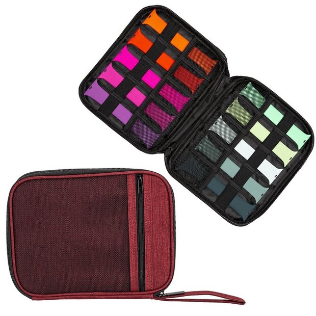 Organizer / opbergmap - smartwatch bandjes &amp; accessoires - Rood