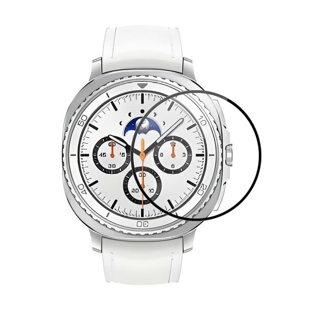 Screen protector - Full cover - Geschikt voor de Samsung Galaxy Watch 8 Classic - 46mm