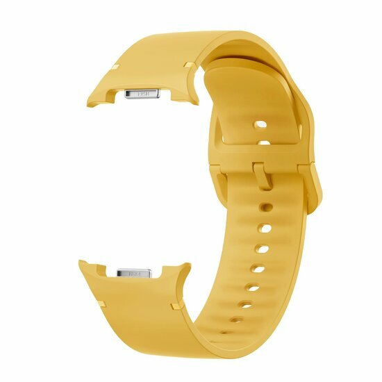 Soft siliconen band - Maat: M/L - Oker - Samsung Galaxy Watch 8 - 40mm / 44mm