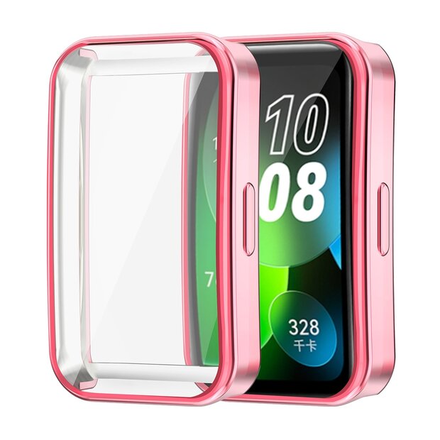 TPU bescherm case - Roze - Huawei Band 10 / 9 / 8