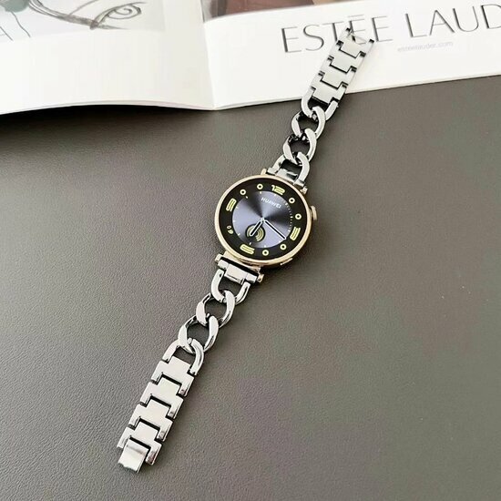 Garmin Venu 4 - 41mm - Metalen ketting band - Zilver