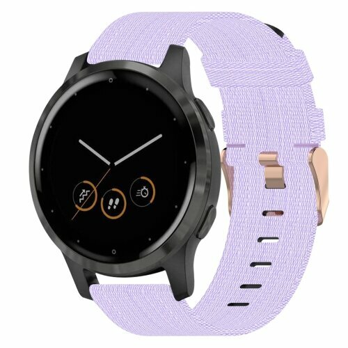 Garmin Venu 4 - 41mm - Canvas nylon bandje - Lila