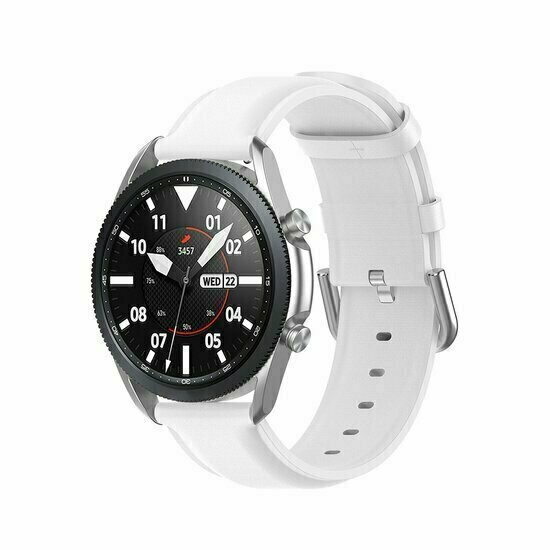 Garmin Venu 4 - 45mm - Classic leren bandje - Wit - leather