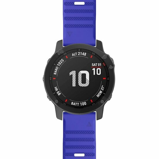 Siliconen bandje - Kobalt blauw - Garmin Fenix 8 / 8 Pro - 51mm