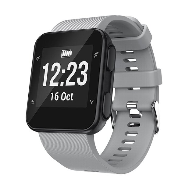 Siliconen bandje - Grijs - Garmin Forerunner 35 / 30