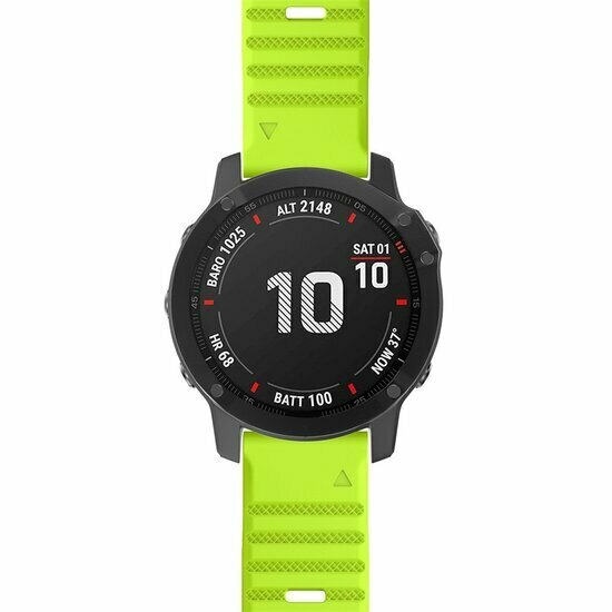 Siliconen bandje - Groen - Garmin Tactix 8 - 47mm
