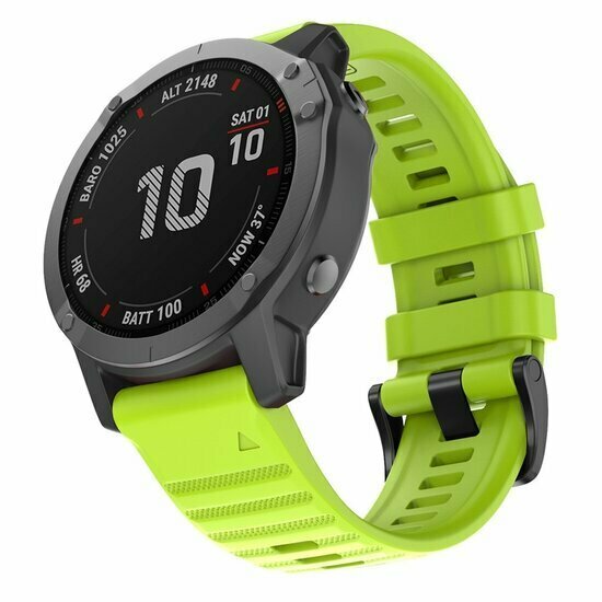 Siliconen bandje - Groen - Garmin Approach S60 &amp; S62 / Instinct / Instinct 2 (Solar)
