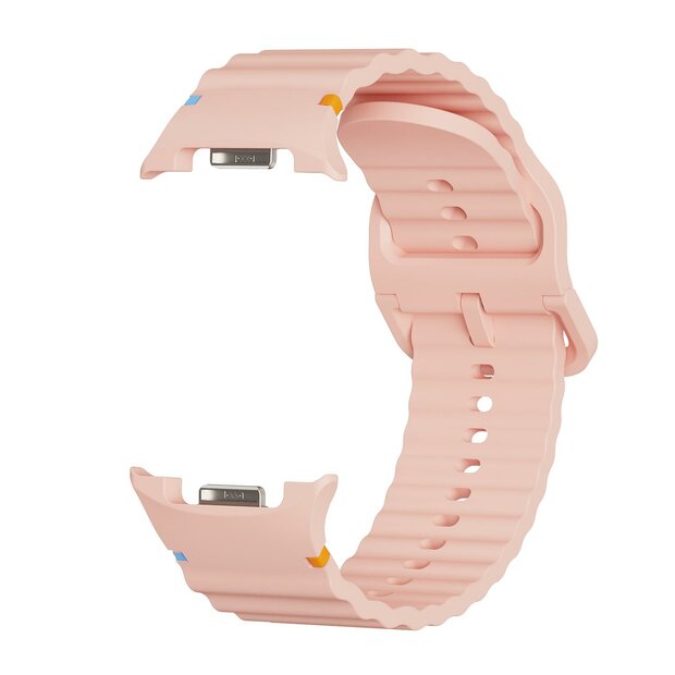 Classic Wave siliconen band - Roze - Samsung Galaxy Watch 8 - 40mm / 44mm