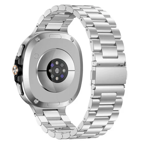 Stalen schakelband - Zilver - Samsung Galaxy Watch 8 Classic - 46mm