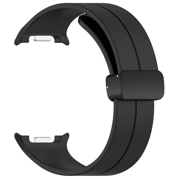 D-buckle Solid Line sportbandje - Zwart - Samsung Galaxy Watch 8 - 40mm / 44mm