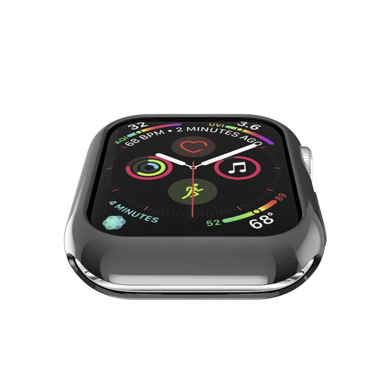 Siliconen case 40mm - Zwart - Geschikt voor Apple Watch 40mm