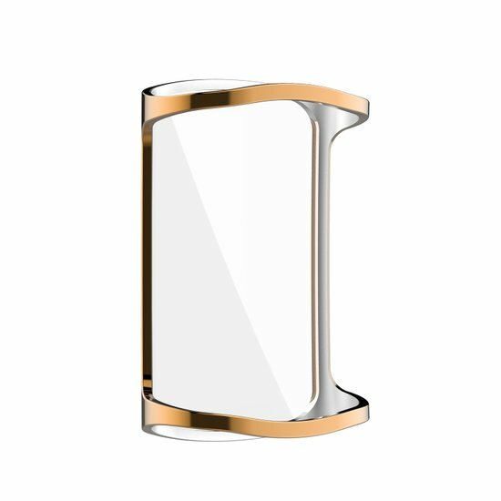 Fitbit Charge 5 siliconen case (volledig beschermd) - Rosé goud