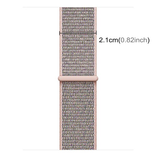 Sport Loop bandje - Roze - Geschikt voor Apple Watch 38mm / 40mm / 41mm