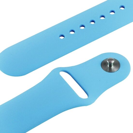 Apple watch rubberen bandje blauw 42mm
