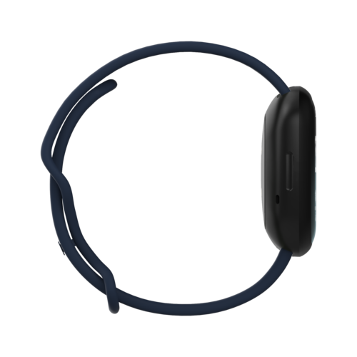 Fitbit Versa 3 / Sense Sportbandje - Donkerblauw - Maat: M/L