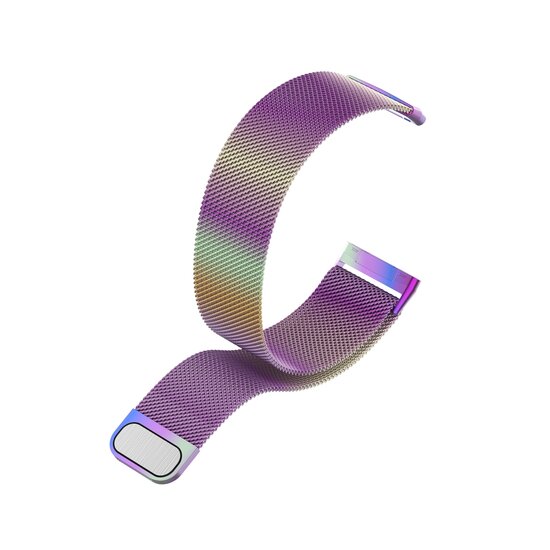 Fitbit Versa 3 / Sense milanese bandje - Maat: Large - Multicolor