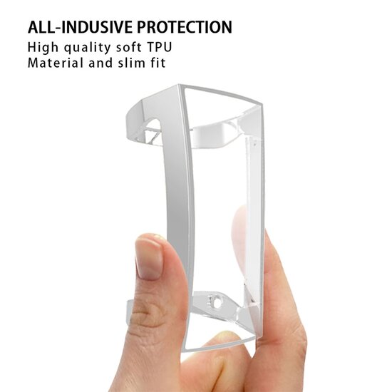 Fitbit Charge 3 & 4 Case (volledig beschermd) - Zilver