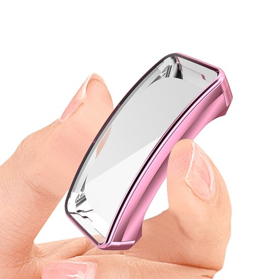 Fitbit Inspire 1 / HR / Ace 2 TPU case (volledig beschermd) - Roze