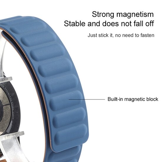 Samsung Galaxy Watch Active 2 - 40mm / 44mm - Siliconen Loop bandje - Khaki