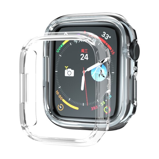 Hard Case 41mm (open front) - Transparant - Geschikt voor Apple Watch 41 mm