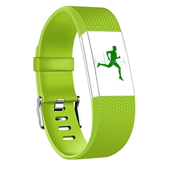 bed doden toxiciteit Fitbit Charge 2 sportbandje - Maat: Small - Groen