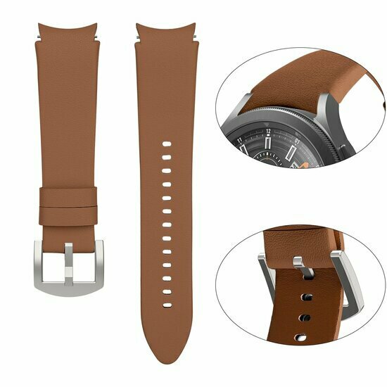Samsung galaxy watch 46mm bandjes leer best sale