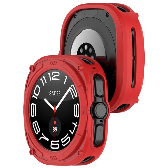 TPU Harnas case (open front) - Rood - Samsung Galaxy Watch Ultra 47mm
