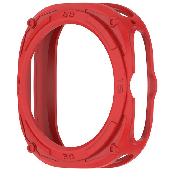 TPU Harnas case (open front) - Rood - Samsung Galaxy Watch Ultra 47mm