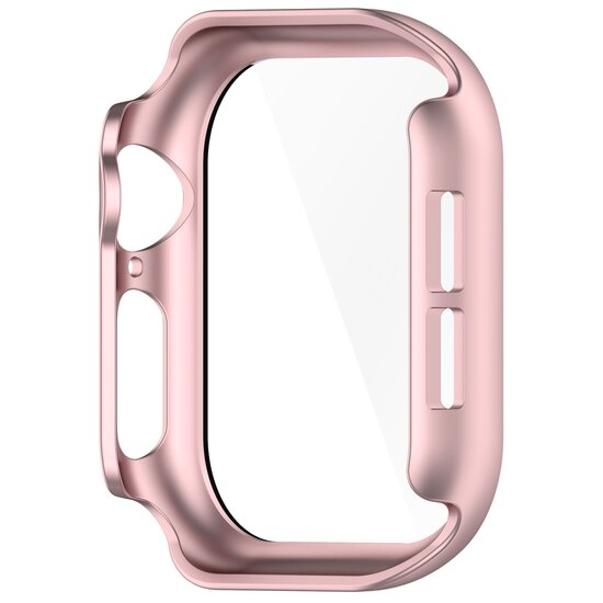 Apple Watch Hard Case Waterproof - Rosé goud - Geschikt voor Apple Watch 46mm