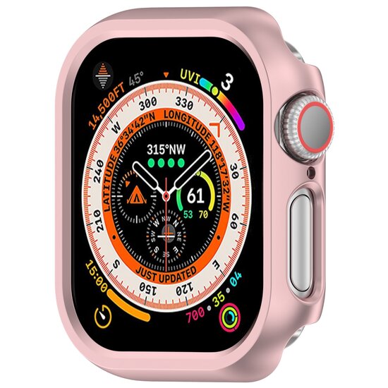Hard case 42mm (open front) - Rosé goud - Geschikt voor Apple Watch 42mm (series 10)