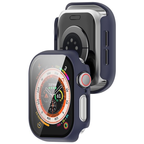 Apple Watch Hard Case Waterproof - Midnight blue - Geschikt voor Apple Watch 42mm - Series 10