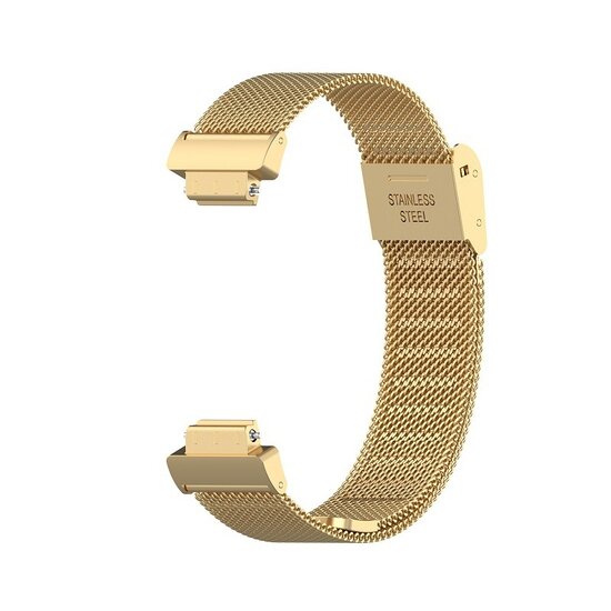 Fitbit Inspire 3 - Milanese band met klemsluiting - Goud