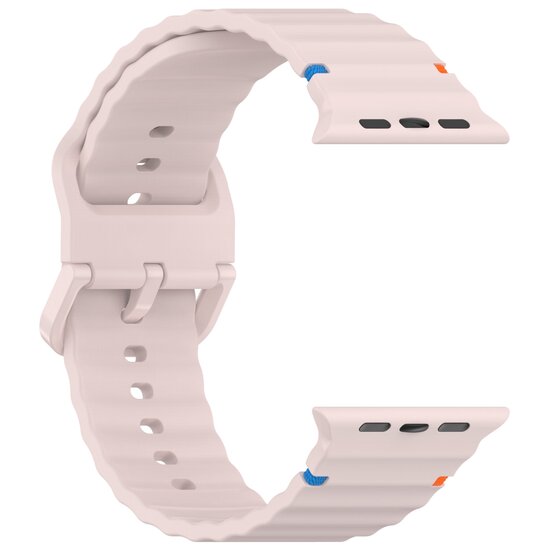 Wave sportband - Roze - Geschikt voor Apple Watch 38mm / 40mm / 41mm / 42mm