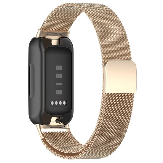 Fitbit Inspire 3 - Milanese bandje - Vintage goud