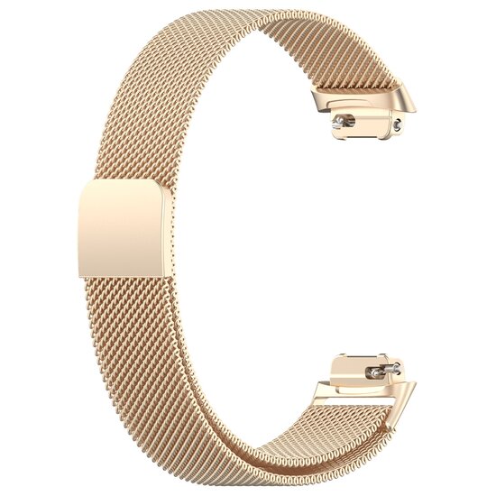 Fitbit Inspire 3 - Milanese bandje - Vintage goud
