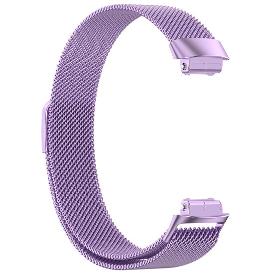 Fitbit Inspire 3 - Milanese bandje - Lila