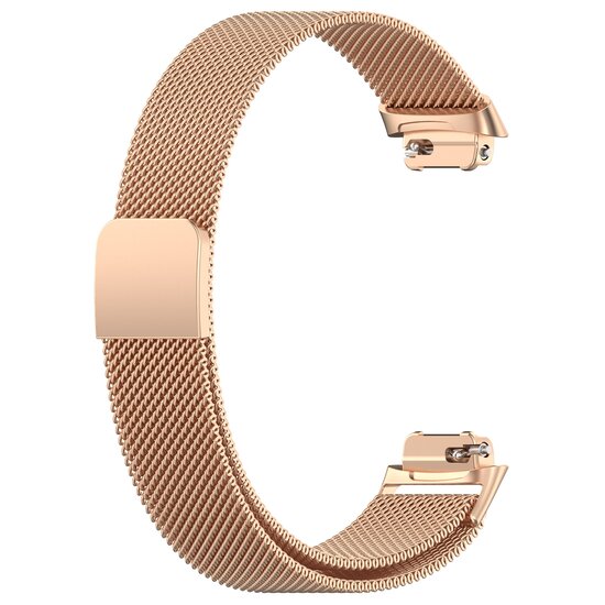 Fitbit Inspire 3 - Milanese bandje - Champagne goud