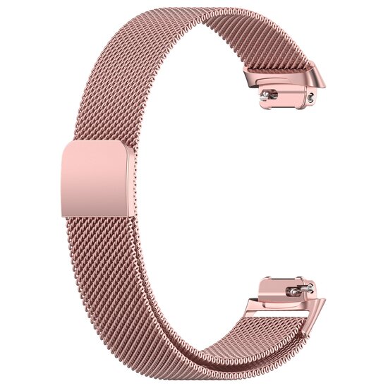 Fitbit Inspire 3 - Milanese bandje - Rosé goud