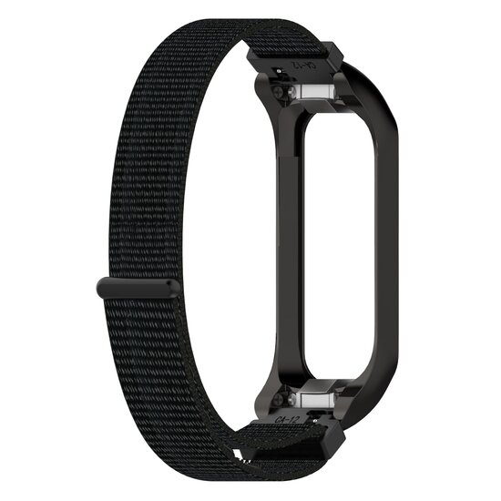 Nylon sport loop band - Zwart - Samsung Galaxy Fit 2