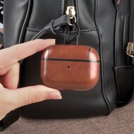 AirPods Pro / AirPods Pro 2 lederen hoesje Pro Leather series - Met bevestigingsclip - Rood