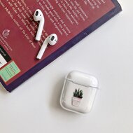 AirPods 1/2 hoesje Painting series - hard case - Plant - Schokbestendig