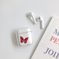 AirPods 1/2 hoesje Painting series - hard case - Vlinder - Schokbestendig