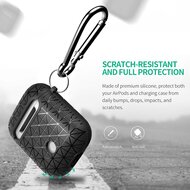 AirPods 1/2 hoesje triangle series - soft case - zwart