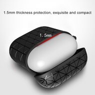 AirPods 1/2 hoesje triangle series - soft case - zwart