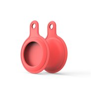 AirTag case gel series - sleutelhanger met ring - rood